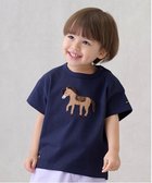 【その他のブランド/Other】のアップリケ車・ポニー半袖Tシャツ 紺|ID: prp329100004598982 ipo3291000000032691173