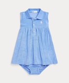 【ラルフローレン/RALPH LAUREN / KIDS】の(ベビー)テリー Polo ドレス ブルマー 400ブルー|ID: prp329100004598985 ipo3291000000032691230