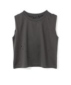 【マーコート/MARcourt】のmizuiro ind パンチングノースリーブプルオーバー チャコールグレー|ID: prp329100004598987 ipo3291000000032691236