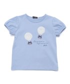 【その他のブランド/Other】のシフォン気球モチーフ天竺パフスリーブTシャツ(80~150cm) ブルー|ID: prp329100004598988 ipo3291000000032691239