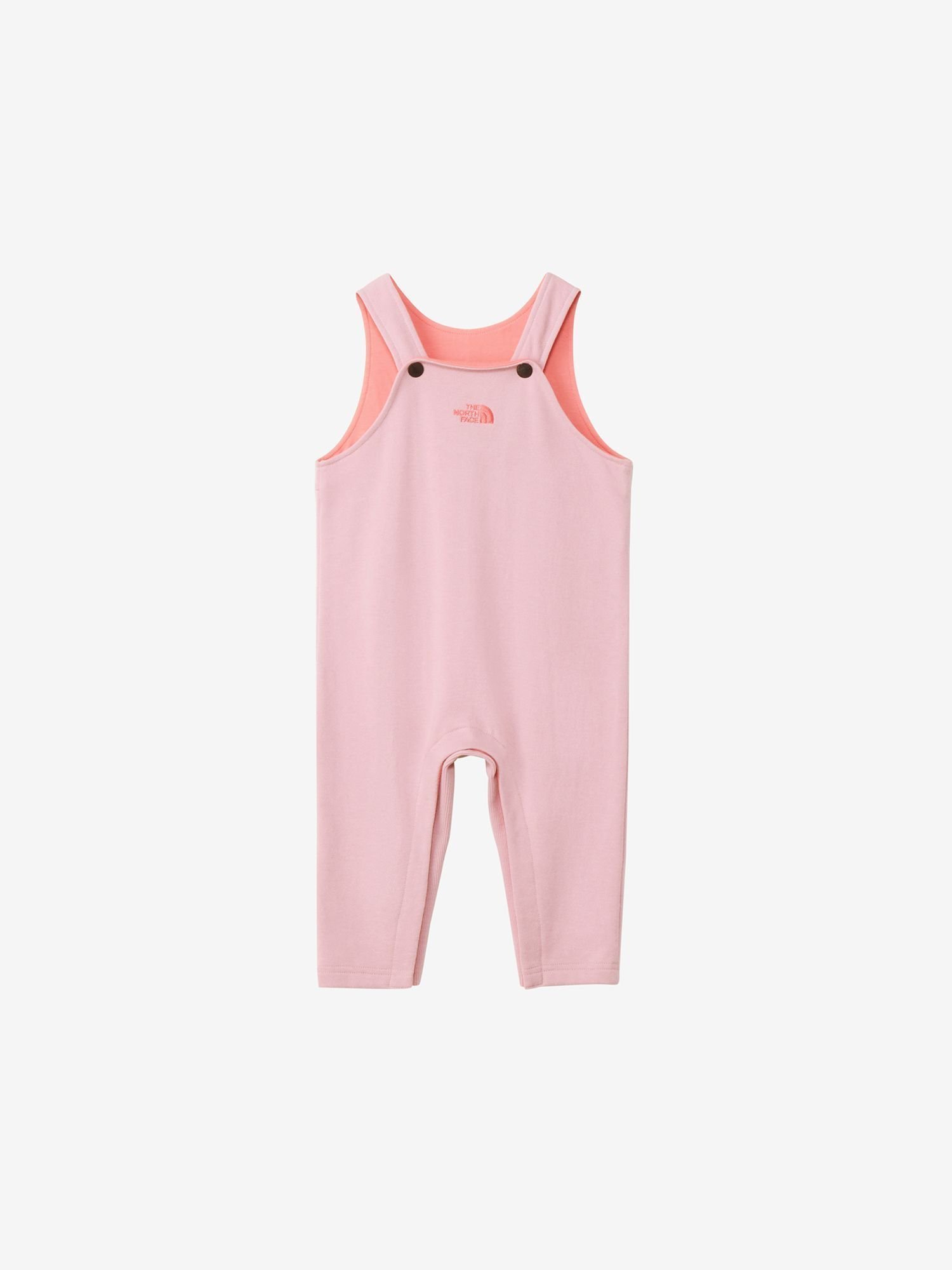 【ザ ノース フェイス/THE NORTH FACE / KIDS】のスウェットロゴオーバーオール(ベビー) インテリア・キッズ・メンズ・レディースファッション・服の通販 founy(ファニー) 　ファッション　Fashion　キッズファッション　KIDS Children’s Clothing　おすすめ　Recommend　なめらか　Smooth　ギフト プレゼント　Gift Present　ショルダー　Shoulder　ジャケット　Jacket　スウェット　Sweat　ベビー　Baby　メタルピンク|ID: prp329100004598990 ipo3291000000032691261