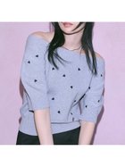 【フレイ アイディー/FRAY I.D】の2wayパフスリーブハートニットプルオーバー GRY[006]|ID: prp329100004599038 ipo3291000000032691606