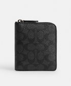【コーチ/COACH / MEN】のジップ アラウンド コイン ウォレット・シグネチャー キャンバス 人気、トレンドファッション・服の通販 founy(ファニー) ファッション Fashion メンズファッション Men's Style Online キャンバス Canvas コイン Coin コンパクト Compact ジップ Zip 財布 Wallet thumbnail BLACK|ID: prp329100004599040 ipo3291000000032691634