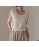 【ローリーズファーム/LOWRYS FARM】のスラブバックボタンベスト アイボリー08|ID: prp329100004599044 ipo3291000000032691675