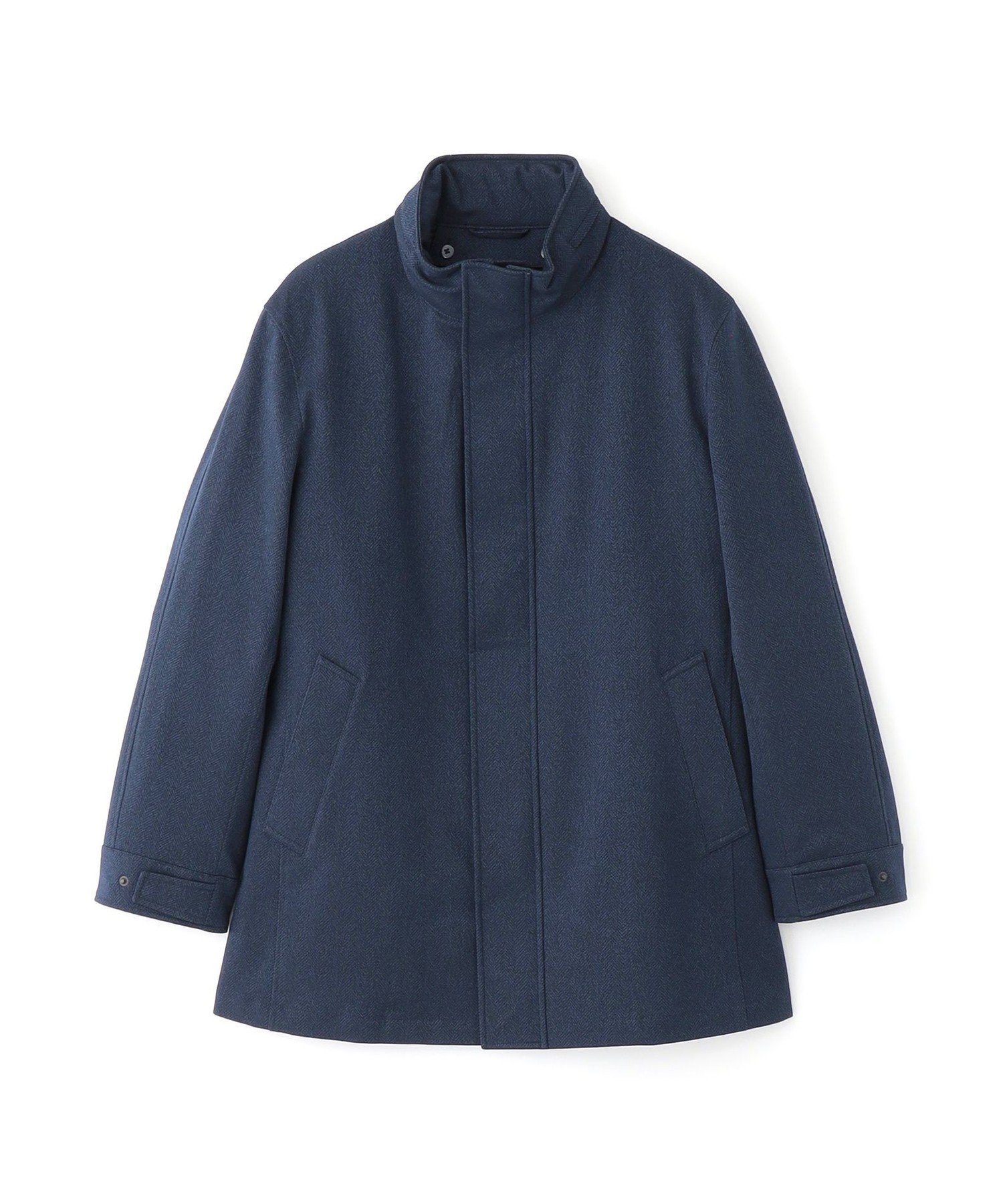 【ザ スコッチハウス/THE SCOTCH HOUSE / MEN】の【はっ水】ヘリンボーンスタンドカラーコート 人気、トレンドファッション・服の通販 founy(ファニー) 　ファッション　Fashion　メンズファッション　Men's Style Online　シンプル　Simple　ジャケット　Jacket　スリム　Slim　ヘリンボーン　Herringbone　ライナー　Liner　エレガント 上品　Elegant　冬　Winter　春　Spring　秋　Autumn/Fall　A/W・秋冬　Aw・Autumn/Winter・Fw・Fall-Winter　 other-1|ID: prp329100004599047 ipo3291000000032691703