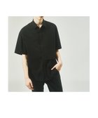 【アバハウス/ABAHOUSE / MEN】の【AH ABAHOUSE / セットアップ対応】撥水 ストレッチ 半袖シャツ ブラック|ID: prp329100004599052 ipo3291000000032691757