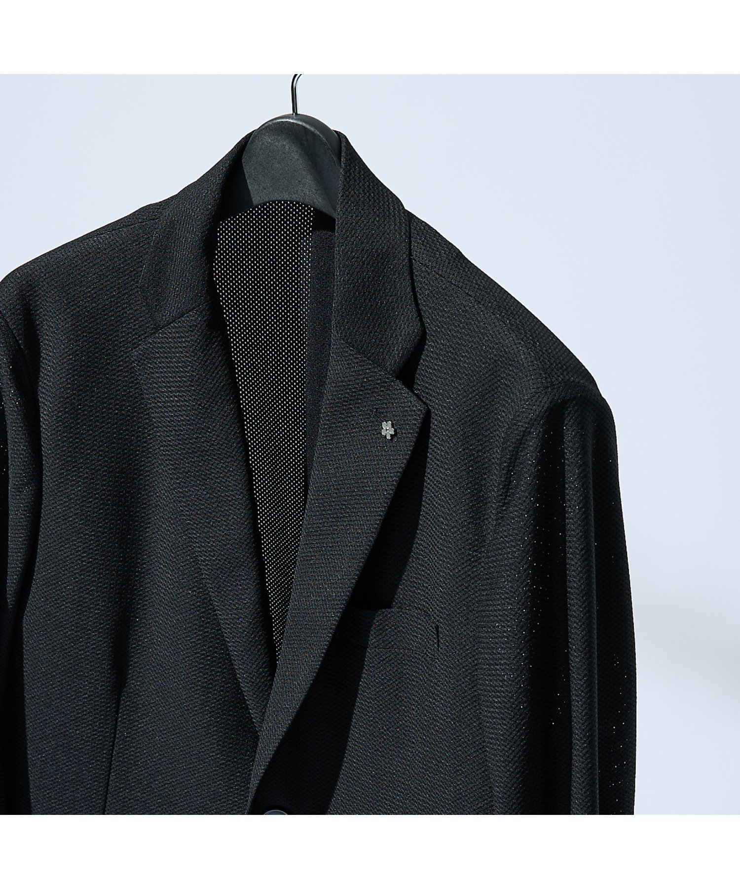 【アバハウス/ABAHOUSE / MEN】の【セットアップ対応/FLEX JACKET】トリコット メッシュジャケット / インテリア・キッズ・メンズ・レディースファッション・服の通販 founy(ファニー) 　ファッション　Fashion　メンズファッション　Men's Style Online　セットアップ　Setup/Men　ジャケット　Jacket　ストレッチ　Stretch　セットアップ　Set Up　メッシュ　Mesh　ワーク　Work　軽量　Lightweight　ブラック|ID: prp329100004599065 ipo3291000000032691864