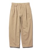 【ビームス/BEAMS / MEN】のBEAMS PLUS / ツイル 2プリーツ トラウザーズ KHAKI|ID: prp329100004599088 ipo3291000000032692025