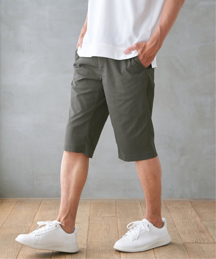 【イッカ/ikka / MEN】の6.5ドビーイージーハーフパンツ インテリア・キッズ・メンズ・レディースファッション・服の通販 founy(ファニー) https://founy.com/ ファッション Fashion メンズファッション Men's Style Online ボトムス Bottoms/Men ハーフ / ショートパンツ Short Pants シャーリング Shirring リラックス Relax |ID: prp329100004599108 ipo3291000000032692166