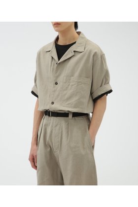 【マーガレット ハウエル/MARGARET HOWELL / MEN】のFADED LINEN COTTON PLAINWEAVE SHIRT 人気、トレンドファッション・服の通販 founy(ファニー) ファッション Fashion メンズファッション Men's Style Online ポケット Pocket ミックス Mix リネン Linen ヴィンテージ Vintage 夏 Summer |ID:prp329100004599116