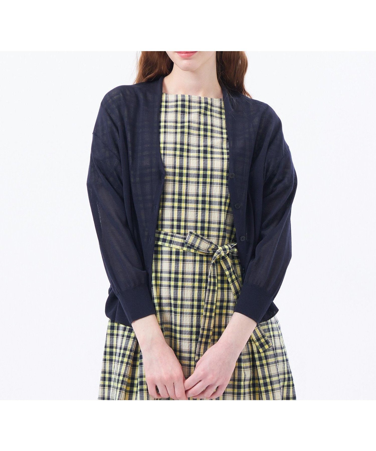 【マッキントッシュ フィロソフィー/MACKINTOSH PHILOSOPHY】のHEAVENLY ドルマンニットカーディガン インテリア・キッズ・メンズ・レディースファッション・服の通販 founy(ファニー) 　ファッション　Fashion　レディースファッション　Ladies' Fashion Online　トップス・カットソー　Tops/Tshirt　ニット　Knit Tops　カーディガン　Cardigans　おすすめ　Recommend　インナー　Inner　カーディガン　Cardigan　シアー　Sheer　夏　Summer　春　Spring　秋　Autumn/Fall　ネイビー|ID: prp329100004599121 ipo3291000000032692255