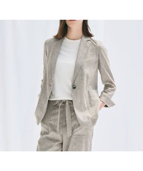 【ポール スチュアート/Paul Stuart】の【Precious掲載】【ウォッシャブル】ストレッチリネン ジャケット 人気、トレンドファッション・服の通販 founy(ファニー) 雑誌掲載アイテム Magazine Items ファッション雑誌 Fashion Magazines プレシャス Precious ファッション Fashion レディースファッション Ladies' Fashion Online アウター Coat Outerwear ジャケット Jackets ウォッシャブル Washable カーディガン Cardigan ジャケット Jacket ストレッチ Stretch セットアップ Set Up パッチ Patch ボトム Bottom ポケット Pocket リネン Linen リラックス Relax 雑誌 Magazine |ID:prp329100004599130