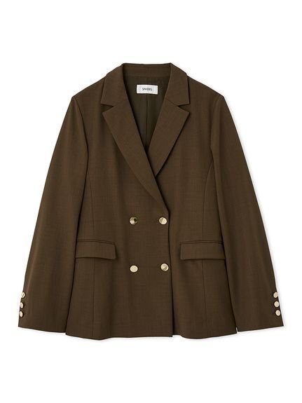 【スナイデル/SNIDEL】のウォッシャブルジャケット インテリア・キッズ・メンズ・レディースファッション・服の通販 founy(ファニー) 　ファッション　Fashion　レディースファッション　Fashion for Women　アウター　Coat / Outerwear Collection　レディースジャケット・軽アウター　Jackets　コンパクト　Compact, Small Size　シンプル　Simple, Minimal　ジャケット　Jacket, Outerwear　ストレート　Straight, Straight Cut　スーツ　Suit, Formalwear　ダブル　Double, Double-Breasted　人気　Popular, Best Seller　フォルム　Silhouette, Form　フラップ　Flap, Flap Pocket　ベーシック　Basic, Essential　ポケット　Pocket, Pocket Detail　おすすめ　Recommended / Our Picks　BRW[058]|ID: prp329100004599135 ipo3291000000032692370