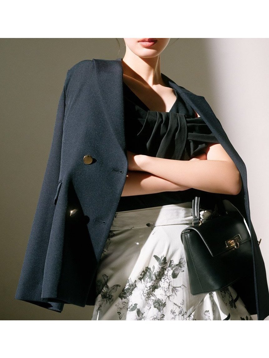 【スナイデル/SNIDEL】のウォッシャブルジャケット インテリア・キッズ・メンズ・レディースファッション・服の通販 founy(ファニー) 　ファッション　Fashion　レディースファッション　Fashion for Women　アウター　Coat / Outerwear Collection　レディースジャケット・軽アウター　Jackets　コンパクト　Compact, Small Size　シンプル　Simple, Minimal　ジャケット　Jacket, Outerwear　ストレート　Straight, Straight Cut　スーツ　Suit, Formalwear　ダブル　Double, Double-Breasted　人気　Popular, Best Seller　フォルム　Silhouette, Form　フラップ　Flap, Flap Pocket　ベーシック　Basic, Essential　ポケット　Pocket, Pocket Detail　おすすめ　Recommended / Our Picks　NVY[089]|ID: prp329100004599135 ipo3291000000032692372