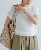 【アーバンリサーチ/URBAN RESEARCH】のペーパーヤーンフレンチスリーブニット 人気、トレンドファッション・服の通販 founy(ファニー) ファッション Fashion レディースファッション Ladies' Fashion Online トップス・カットソー Tops/Tshirt ニット Knit Tops 2025年 2025 2025春夏・S/S Ss,Spring/Summer,2025 おすすめ Recommend キャミワンピース Cami Dress スラックス Slacks スリーブ Sleeve デニム Denim フレンチ French ベーシック Basic 夏 Summer S/S・春夏 Ss・Spring/Summer thumbnail WHITE|ID: prp329100004599142 ipo3291000000032692475
