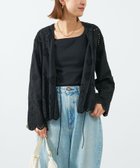 【マイカ ディール/MICA & DEAL】のインド綿カットワークブラウス BLACK|ID: prp329100004599148 ipo3291000000032692537