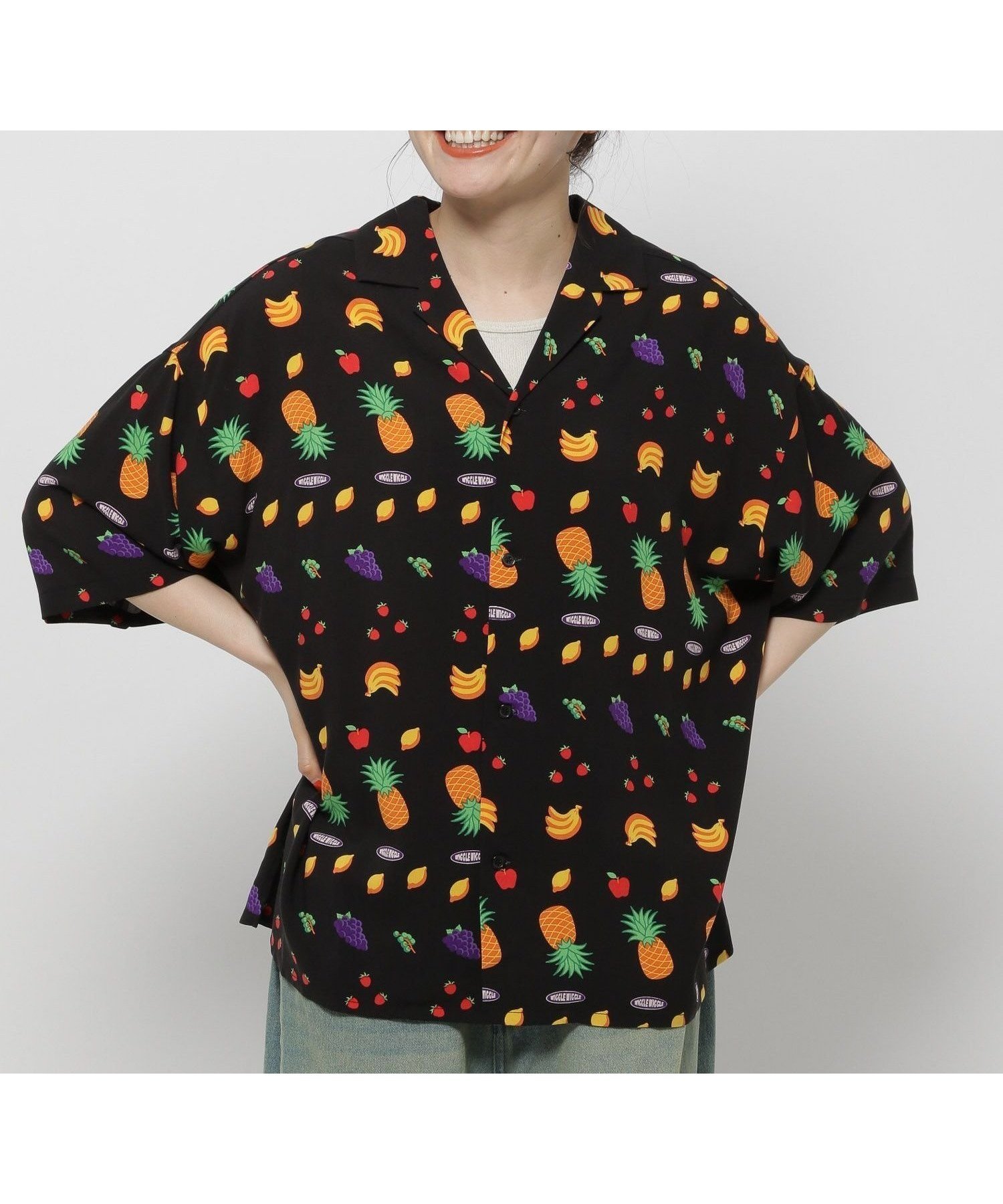 【ニコアンド/niko and】の【wiggle wiggle(ウィグルウィグル)】コラボ アソートパターンシャツ 人気、トレンドファッション・服の通販 founy(ファニー) 　ファッション　Fashion　レディースファッション　Ladies' Fashion Online　トップス・カットソー　Tops/Tshirt　シャツ/ブラウス　Shirts/Blouses　カラフル　Colorful　コラボ　Collaboration　サンダル　Sandals　ショート　Short　プリント　Print　羽織　Haori　リゾート　Resort　おすすめ　Recommend　夏　Summer　 other-1|ID: prp329100004599162 ipo3291000000032692645