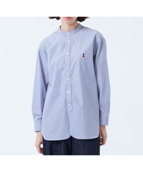 【マッキントッシュ フィロソフィー/MACKINTOSH PHILOSOPHY】のバッキンガムベア バンドカラーシャツ 人気、トレンドファッション・服の通販 founy(ファニー) ファッション Fashion レディースファッション Ladies' Fashion Online トップス・カットソー Tops/Tshirt シャツ/ブラウス Shirts/Blouses おすすめ Recommend ストライプ Stripe リラックス Relax ロンドン London 冬 Winter 夏 Summer 定番 Standard 春 Spring 秋 Autumn/Fall |ID:prp329100004599163