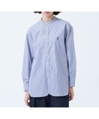 【マッキントッシュ フィロソフィー/MACKINTOSH PHILOSOPHY】のバッキンガムベア バンドカラーシャツ ブルー|ID: prp329100004599163 ipo3291000000032692688