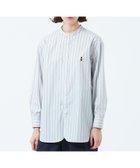【マッキントッシュ フィロソフィー/MACKINTOSH PHILOSOPHY】のバッキンガムベア バンドカラーシャツ グリーン|ID: prp329100004599163 ipo3291000000032692691