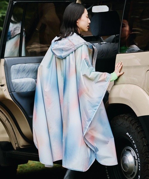 【ゴースローキャラバン/go slow caravan】のKiU/キウ RAIN PONCHO 2ND インテリア・キッズ・メンズ・レディースファッション・服の通販 founy(ファニー) 　ファッション　Fashion　レディースファッション　Ladies' Fashion Online　アウトドア　Outdoor　ドローコード　Draw Cord　ハイネック　High Neck　ポケット　Pocket　ポンチョ　Poncho　定番　Standard　コーラル|ID: prp329100004599169 ipo3291000000032692756