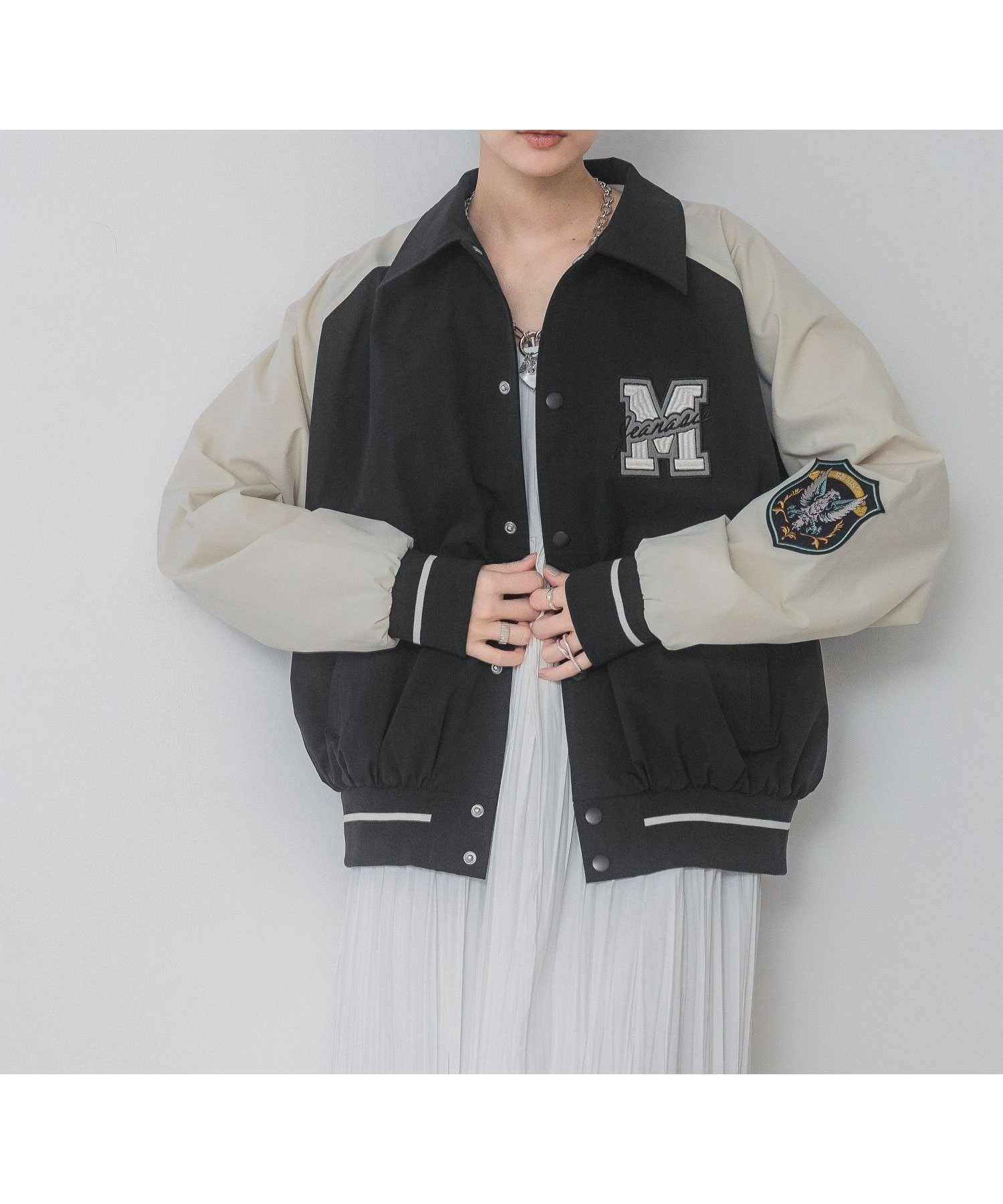 【ジーナシス/JEANASiS】のブロックカラースタジャン インテリア・キッズ・メンズ・レディースファッション・服の通販 founy(ファニー) 　ファッション　Fashion　レディースファッション　Ladies' Fashion Online　コンパクト　Compact　ストレッチ　Stretch　デニム　Denim　ボトム　Bottom　ワイド　Wide　ネイビー系その他|ID: prp329100004599174 ipo3291000000032692811