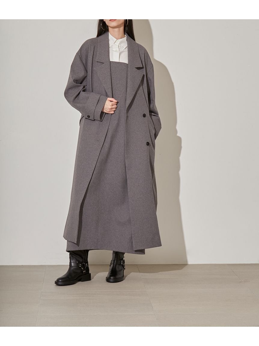 【スタイリング/styling】の【セットアップ対応】ロングトレンチコート 人気、トレンドファッション・服の通販 founy(ファニー) 　雑誌掲載アイテム　Magazine Items　ファッション雑誌　Fashion Magazines　ジゼル　GISELe　ファッション　Fashion　レディースファッション　Ladies' Fashion Online　アウター　Coat Outerwear　コート　Coats　トレンチコート　Trench Coats　2月号　February Issue　セットアップ　Set Up　トレンド　Trend　ドレープ　Drape　ベーシック　Basic　ポケット　Pocket　ロング　Long　ワイド　Wide　雑誌　Magazine　 other-1|ID: prp329100004599202 ipo3291000000032693152