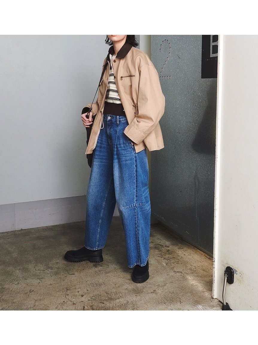 【エミ/emmi】のコットンカバーオールジャケット インテリア・キッズ・メンズ・レディースファッション・服の通販 founy(ファニー) 　ファッション　Fashion　レディースファッション　Ladies' Fashion Online　アウター　Coat Outerwear　ジャケット　Jackets　おすすめ　Recommend　バランス　Balance　ポケット　Pocket　BEG[037]|ID: prp329100004599212 ipo3291000000032693216
