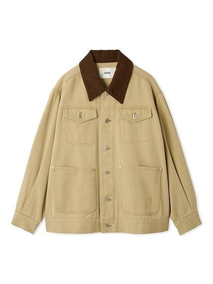 【ファーファー/FURFUR】のカラーコーデュロイカバーオール インテリア・キッズ・メンズ・レディースファッション・服の通販 founy(ファニー) 　雑誌掲載アイテム　Magazine Items　ファッション雑誌　Fashion Magazines　スウィート　Sweet　ファッション　Fashion　レディースファッション　Ladies' Fashion Online　5月号　May Issue　コーデュロイ　Corduroy　ジャケット　Jacket　デニム　Denim　トレンド　Trend　パッチ　Patch　フェミニン　Feminine　ポケット　Pocket　ヴィンテージ　Vintage　雑誌　Magazine　BEG[037]|ID: prp329100004599216 ipo3291000000032693237