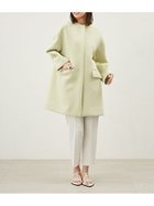【ミラオーウェン/Mila Owen】のノーカラーフラップポケット付きポンチコート 人気、トレンドファッション・服の通販 founy(ファニー) ファッション Fashion レディースファッション Fashion for Women アウター Coat / Outerwear Collection コート・ロングコート・ピーコート Long Coats, Peacoats & More シンプル Simple, Minimal スタイリッシュ Stylish, Fashionable ストレッチ Stretch, Stretchy Fabric トレンド Trend, Trending Now ハーフ Half, Half-Length フォルム Silhouette, Form フロント Front, Front Design エレガント 上品 Elegant 今季 This Season, Current Season 春 Spring thumbnail GRN[024]|ID: prp329100004599217 ipo3291000000033670651
