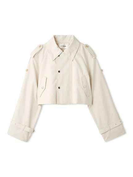 【リリーブラウン/Lily Brown】のシャンブレーフレアショートトレンチ インテリア・キッズ・メンズ・レディースファッション・服の通販 founy(ファニー) https://founy.com/ ファッション Fashion レディースファッション Ladies' Fashion Online コンパクト Compact シャンブレー Chambray バランス Balance フレア Flare フロント Front |ID: prp329100004599221 ipo3291000000032693260