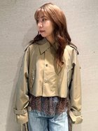 【リリーブラウン/Lily Brown】のシャンブレーフレアショートトレンチ KKI[026]|ID: prp329100004599221 ipo3291000000032693262