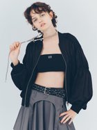 【ファーファー/FURFUR】の【WEB・一部店舗限定カラー】ギャザーMA1ブルゾン 人気、トレンドファッション・服の通販 founy(ファニー) ファッション Fashion レディースファッション Fashion for Women アウター Coat / Outerwear Collection ブルゾンジャケット・スポーティアウター Blouson Jackets ギャザー Gathered, Ruffled サテン Satin, Glossy Fabric フェミニン Feminine, Girly ブルゾン Blouson, Bomber Jacket ボトム Bottoms, Lower Wear thumbnail BLK[009]|ID: prp329100004599225 ipo3291000000032693290