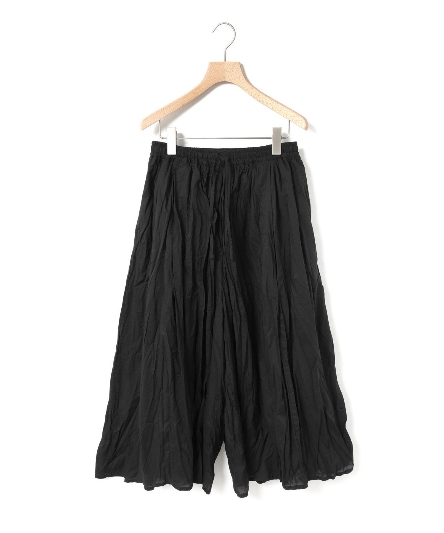 【マーコート/MARcourt】のMidiUmi ワイドボリュームパンツ インテリア・キッズ・メンズ・レディースファッション・服の通販 founy(ファニー) 　ファッション　Fashion　レディースファッション　Fashion for Women　パンツ　Pants & Trousers　なめらか　Smooth, Silky Texture　クロップド　Cropped, Short Length　リラックス　Relax, Relaxed Fit　ワイド　Wide, Wide Fit　エレガント 上品　Elegant　ブラック|ID: prp329100004599231 ipo3291000000033167312