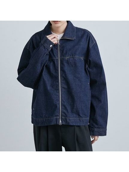 【ミースロエ/MIESROHE】のデニムジップブルゾン インテリア・キッズ・メンズ・レディースファッション・服の通販 founy(ファニー) 　ファッション　Fashion　レディースファッション　Ladies' Fashion Online　アウター　Coat Outerwear　ブルゾン　Blouson/Jackets　ジップ　Zip　デニム　Denim　ボックス　Box　ポケット　Pocket　IND[088]|ID: prp329100004599232 ipo3291000000032693341
