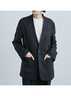 【ミースロエ/MIESROHE】のボクシーノーカラーJK BLK[009]|ID: prp329100004599234 ipo3291000000032693363