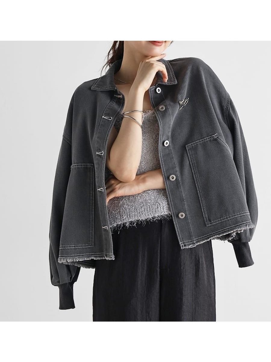 【ヴァン/Vin】のボリュームスリーブデニムジャケット 人気、トレンドファッション・服の通販 founy(ファニー) 　ファッション　Fashion　レディースファッション　Ladies' Fashion Online　アウター　Coat Outerwear　ジャケット　Jackets　デニムジャケット　Denim Jackets　ショート　Short　ジャケット　Jacket　デニム　Denim　今季　This Season　定番　Standard　 other-1|ID: prp329100004599246 ipo3291000000032693433