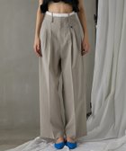 【プランク プロジェクト/PRANK PROJECT】のメランジタックボリュームパンツ / Melange Tuck Voluminous Pants BGE|ID: prp329100004599258 ipo3291000000032693538