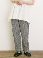 【サマンサモスモス/Samansa Mos2】の【クールコットン】柄アソートテーパードパンツ ≪M/Lサイズ≫ 人気、トレンドファッション・服の通販 founy(ファニー) ファッション Fashion レディースファッション Ladies' Fashion Online パンツ Pants thumbnail ブラック|ID: prp329100004599275 ipo3291000000032693628