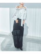 【フレイ アイディー/FRAY I.D】のハイウエストワイドデニムパンツ BLK[009]|ID: prp329100004599284 ipo3291000000032693670