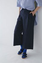 【ヒューマンウーマン/HUMAN WOMAN】のクールマックス綿麻オックスパンツ ネイビー|ID: prp329100004599290 ipo3291000000032693720