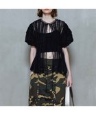【メゾンスペシャル/MAISON SPECIAL】のLace Peplum 2way Tops BLK|ID: prp329100004599608 ipo3291000000032697191