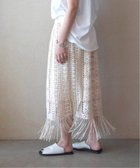 【その他のブランド/Other】のレースフリンジ スカート ナチュラル|ID: prp329100004599618 ipo3291000000032697272