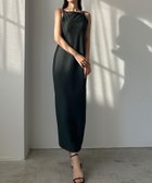 【ジュノア/JUNOAH】のLouere 【取り外し可能パット付き】アメスリストレッチキャミワンピース チャコール|ID: prp329100004599630 ipo3291000000032697344