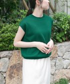 【アーバンリサーチ ドアーズ/URBAN RESEARCH DOORS】のFORK SPOON LEVITAノースリーブニットプルオーバー 人気、トレンドファッション・服の通販 founy(ファニー) ファッション Fashion レディースファッション Fashion for Women トップス・カットソー Cut & Sew Tops ニット Knit Tops & Sweaters キャミソール&ノースリーブ Camisoles & Sleeveless Tops カジュアルプルオーバー・ニットトップス Pullovers & Knit Tops / Casual Pullovers スリーブ Sleeve, Long Sleeve / Short Sleeve デニム Denim, Jeans Material ノースリーブ Sleeveless, No-Sleeve バランス Balance, Style Balance フレア Flare, Flared ベーシック Basic, Essential ワイド Wide, Wide Fit S/S・春夏 SS, Spring/Summer, Warm Season 夏 Summer エレガント 上品 Elegant 2025年 2025 2025春夏・S/S Spring/Summer 2025 SS25 thumbnail GREEN|ID: prp329100004599691 ipo3291000000033872873