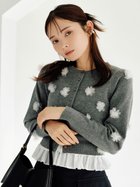 【スナイデル/SNIDEL】のフラワーモチーフカーディガン 人気、トレンドファッション・服の通販 founy(ファニー) ファッション Fashion レディースファッション Fashion for Women トップス・カットソー Cut & Sew Tops カーディガン・羽織り Layered Style Cardigans 花柄・フラワープリント・モチーフ Floral Prints & Motifs / Flower Pattern Tops カーディガン Cardigan, Knitwear シアー Sheer, See-Through チュール Tulip, Tulip Motif ドット Polka Dot, Dot Pattern バランス Balance, Style Balance フィット Fit, Slim Fit フラワー Flower, Floral ボトム Bottoms, Lower Wear モチーフ Motif, Design Theme 今季 This Season, Current Season 切替 Switching, Contrast Panel thumbnail GRY[006]|ID: prp329100004599721 ipo3291000000033460728