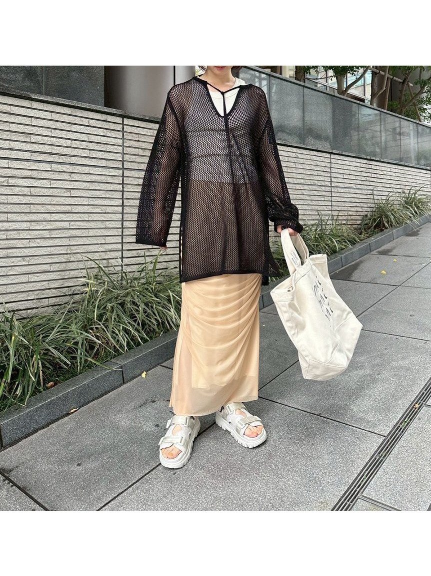 【エミ/emmi】のソフトチュールスカート 人気、トレンドファッション・服の通販 founy(ファニー) 　ファッション　Fashion　レディースファッション　Fashion for Women　スカート　Skirts　イタリア　Italy　インナー　Innerwear　春　Spring　ギャザー　Gathered, Ruffled　スリット　Slit, Slit Detail　ペチコート　Petticoat, Underskirt　ポケット　Pocket, Pocket Detail　 other-1|ID: prp329100004599723 ipo3291000000033053466