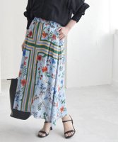 【シップス フォー ウィメン/SHIPS】のquaranciel SPRINTEX フラワーパネル柄 スカーフ フレア スカート 人気、トレンドファッション・服の通販 founy(ファニー) ファッション Fashion レディースファッション Ladies' Fashion Online スカート Skirt Aライン/フレアスカート Flared A-Line Skirts 春 Spring 軽量 Lightweight シンプル Simple スカーフ Scarf フラワー Flower フレア Flare プリント Print リラックス Relax おすすめ Recommend 2025年 2025 2025春夏・S/S Ss,Spring/Summer,2025 |ID:prp329100004599761