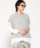 【パドカレ/pas de calais】のpas de calais ウォッシャブル ラウンドネック サマー ベスト グレー|ID: prp329100004599780 ipo3291000000032698326