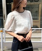 【その他のブランド/Other】のシアージャガードパイピング半袖ブラウス オフホワイト|ID: prp329100004599787 ipo3291000000032698407